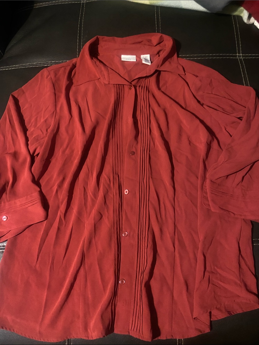 lady’s button blouse
